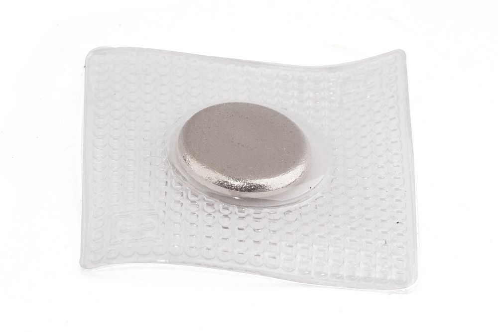 Магнитная застежка 12х2 мм с ПВХ, N42 в Москве