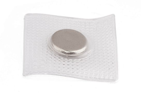 Магнитная застежка 12х2 мм с ПВХ, N42 в Москве