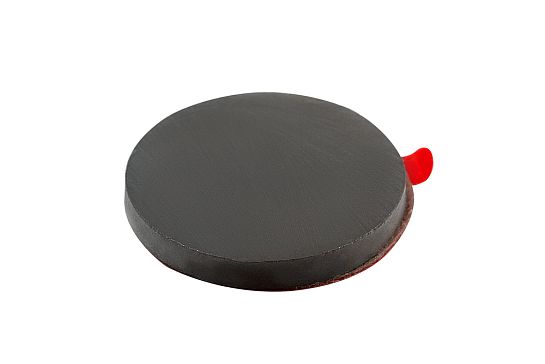 Ферритовый магнит диск 25х3 мм с клеевым слоем в Москве