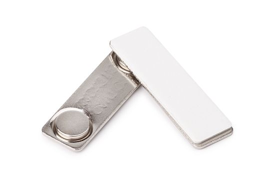 Магнитное крепление для бейджей 45х13 мм, металл в Москве