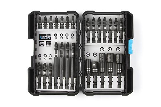 Набор бит с держателем и насадками под шестигранные головки для ударного шуруповерта, 26 предметов в Москве