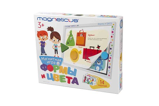 Игровой набор Magneticus "Формы и Цвета" в картон.коробке в Москве