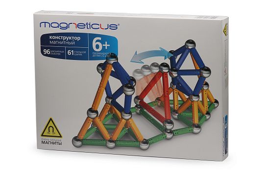 Конструктор Magneticus 157 элементов (4 цвета) в Москве