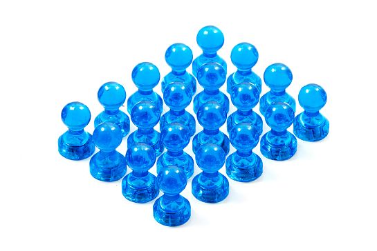 Неодимовый прозрачный магнит для магнитной доски Пешка Forceberg 11х17 мм, синий, 20 шт в Москве Неодимовый прозрачный магнит для магнитной доски Пешка Forceberg 11х17 мм, синий, 20 шт в Москве