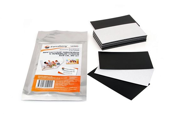 Магнитные виниловые наклейки Forceberg 5х9 см, 20 шт в Москве Магнитные виниловые наклейки Forceberg 5х9 см, 20 шт в Москве