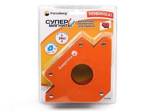 Магнитный держатель для сварки для 3-х углов. Максимальное усилие 34 кг, Forceberg в Москве Магнитный держатель для сварки для 3-х углов. Максимальное усилие 34 кг, Forceberg в Москве